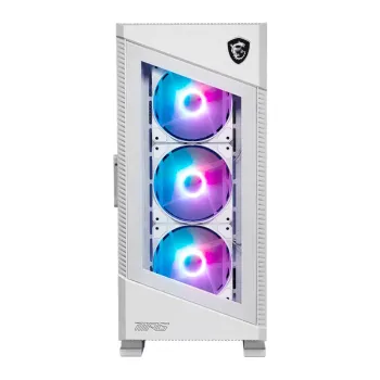 MSI Midi MPG VELOX 100R White Tempered Glas/System Fan