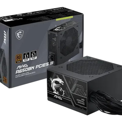 MSI MAG A650BN PCIE5 III 650Watt