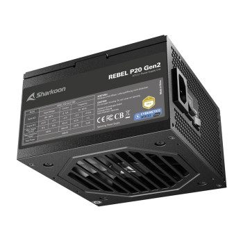 Sharkoon Rebel P20 Gen2 1000W High Power Black