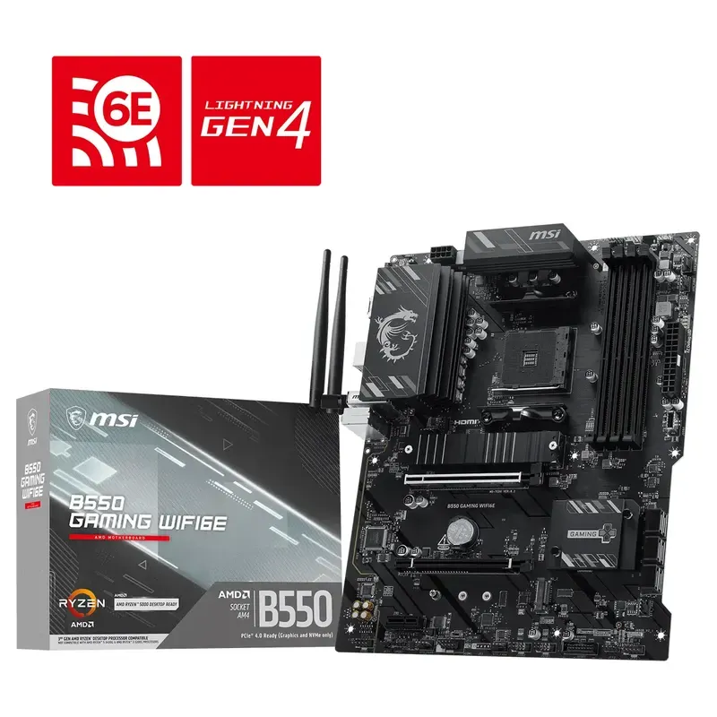 MSI B550 Gaming WiFi6E (B550,AM4,ATX,DDR4)