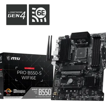 MSI B550-S WiFi6E (B550,AM4,ATX,DDR4)