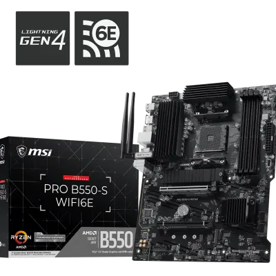 MSI B550-S WiFi6E (B550,AM4,ATX,DDR4)