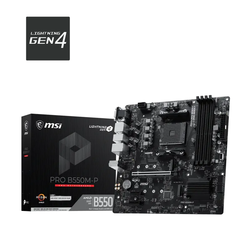 MSI B550M-P (B550,AM4,mATX,AMD)