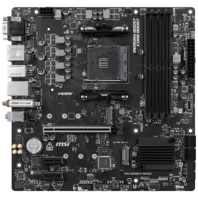 MSI B550M-P WiFi6E (B550,AM4,mATX,AMD)