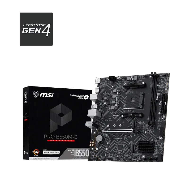 MSI B550M-B (B550,AM4,mATX,AMD)