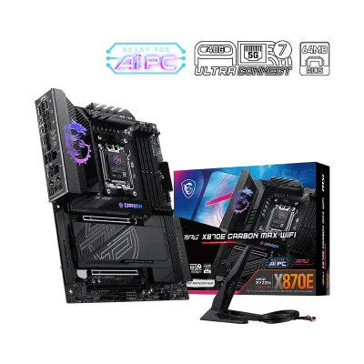 MSI MPG X870E Carbon Max WiFi (X870E,AM5,ATX,DDR5)