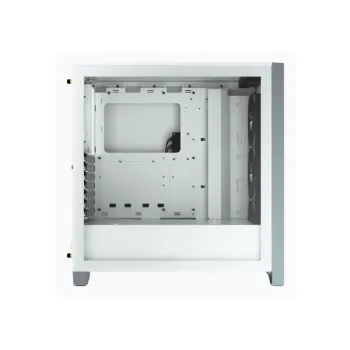 CORSAIR Midi iCUE 4000X RGB (Tempered Glass) White