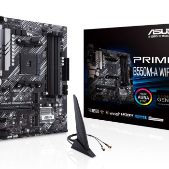 ASUS PRIME B550M-A (WI-FI II) (AMD,AM4,DDR4,mATX)