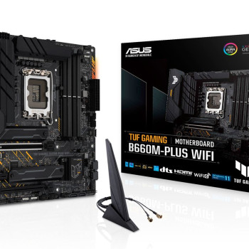 ASUS TUF GAMING B660M-PLUS WIFI (INTEL,1700,DDR5,mATX)