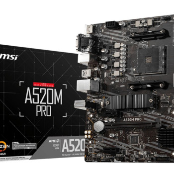 MSI A520M Pro (A520,AM4,mATX,DDR4)