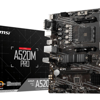 MSI A520M Pro (A520,AM4,mATX,DDR4)