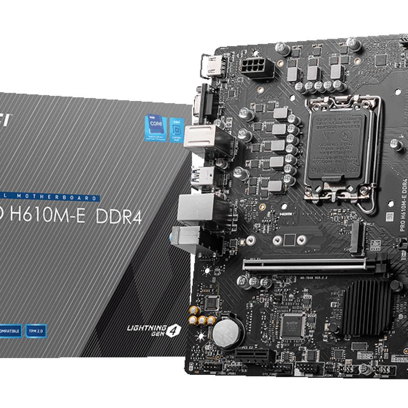 MSI PRO H610M-E DDR4 (H610,S1700,mATX,DDR4