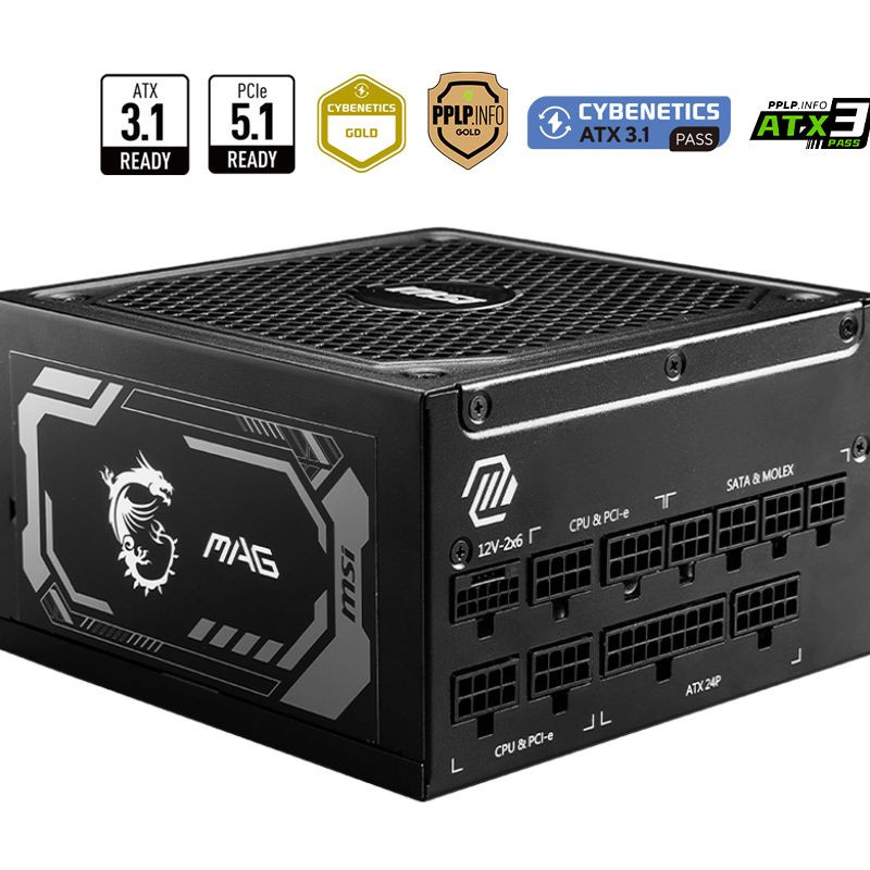 MSI MAG A1250GL PCIE5 1250Watt