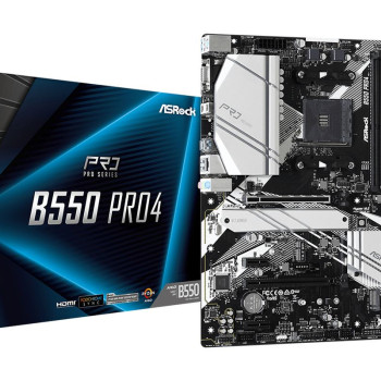 ASRock B550 Pro4 AM4 ATX VGA/HDMI DDR4