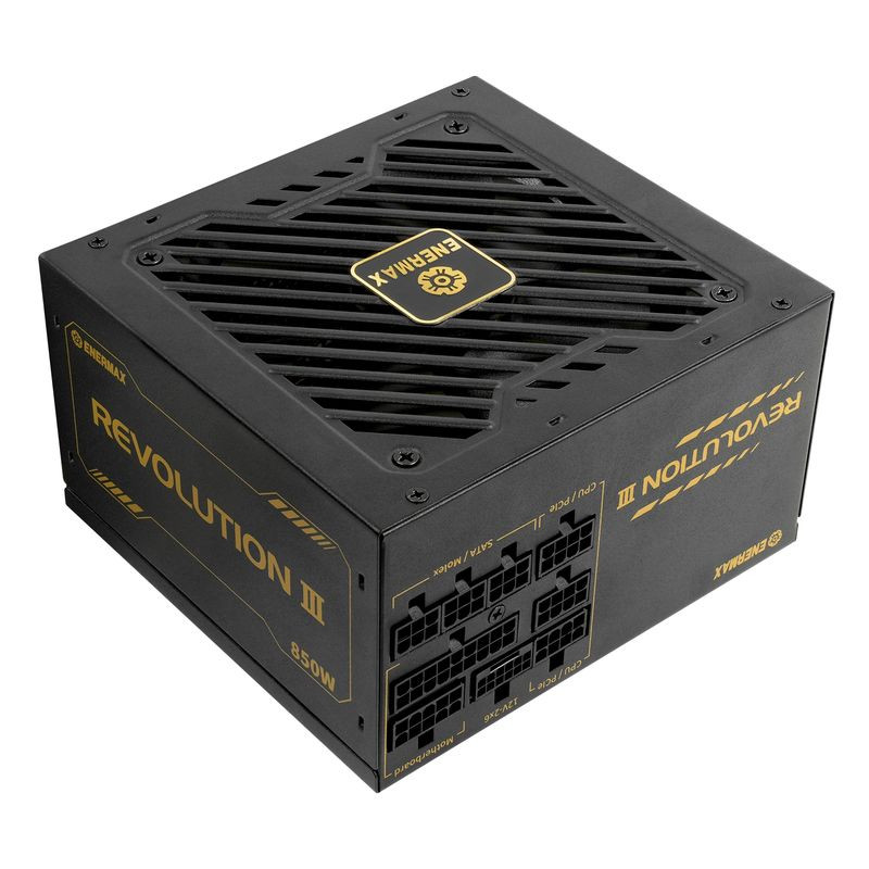 Enermax 850W Revolution3 80+ Gold Black FULLMOD