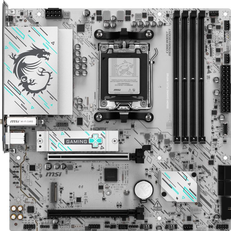 MSI B840M Gaming Plus Wifi6E (B840,AM5,mATX,DDR5)