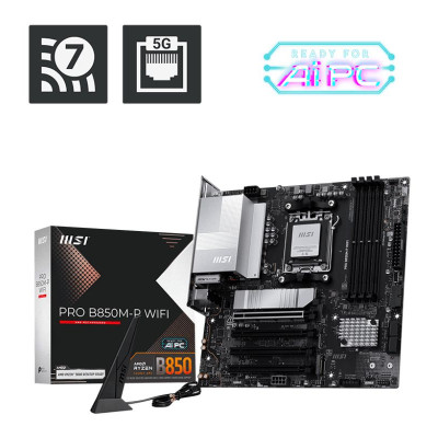 MSI Pro B850M-P Wifi (B850,AM5,mATX,DDR5)