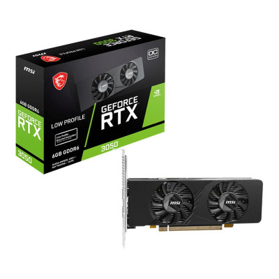 MSI GeForce RTX3050 LP E 6G OC 6GB