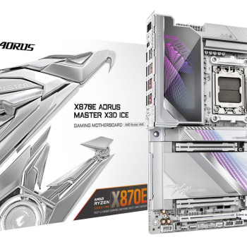 Gigabyte X870E AORUS MASTER X3D ICE (X870,AM5,ATX,DDR5)