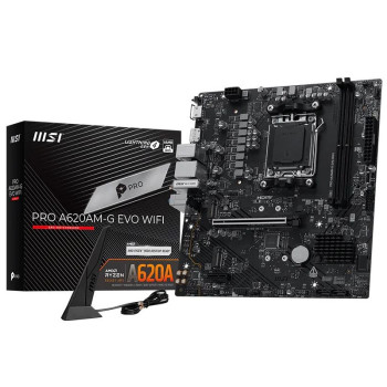 MSI Pro A620AM-G Evo (A620,AM5,mATX,DDR5)