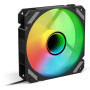 Sharkoon 120x120x25mm SHARK Mirror PWM RGB Black