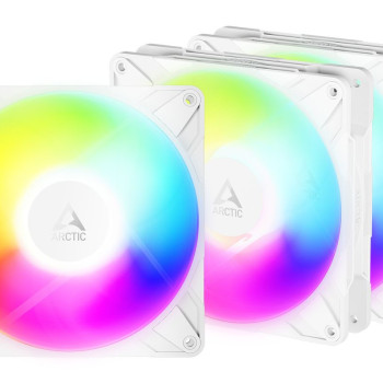 ARCTIC 140x140x27mm P14 Pro Reverse A-RGB (White) 3Pack