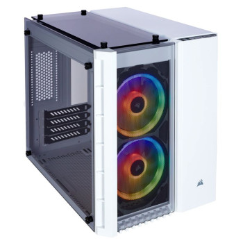 CORSAIR Micro ATX Crystal 280X RGB White (Tempered Gla