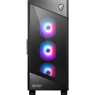 MSI Midi MPG VELOX 100R (B/Tempered Glas/System Fan)