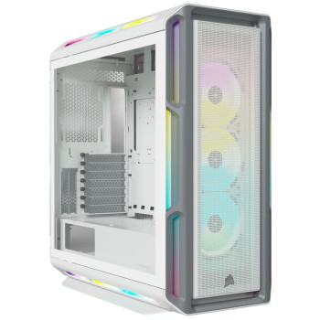 CORSAIR iCUE 5000T RGB (Tempered Glass) White