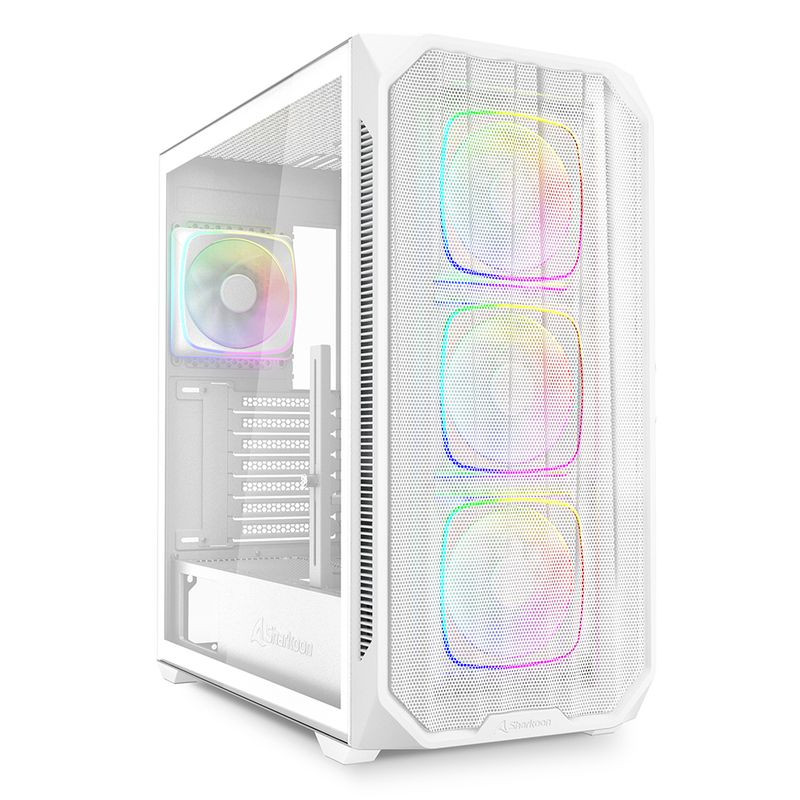 Sharkoon AK5M RGB ATX 1xMetall white