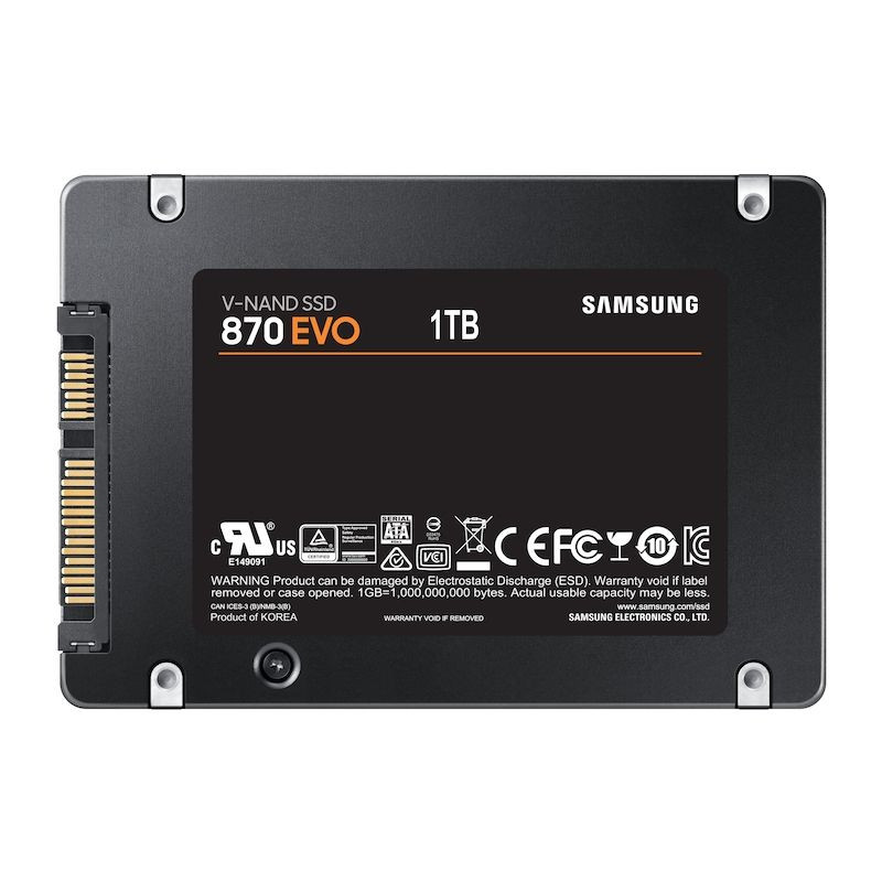 1TB Samsung 2,5" SATAIII 870 EVO