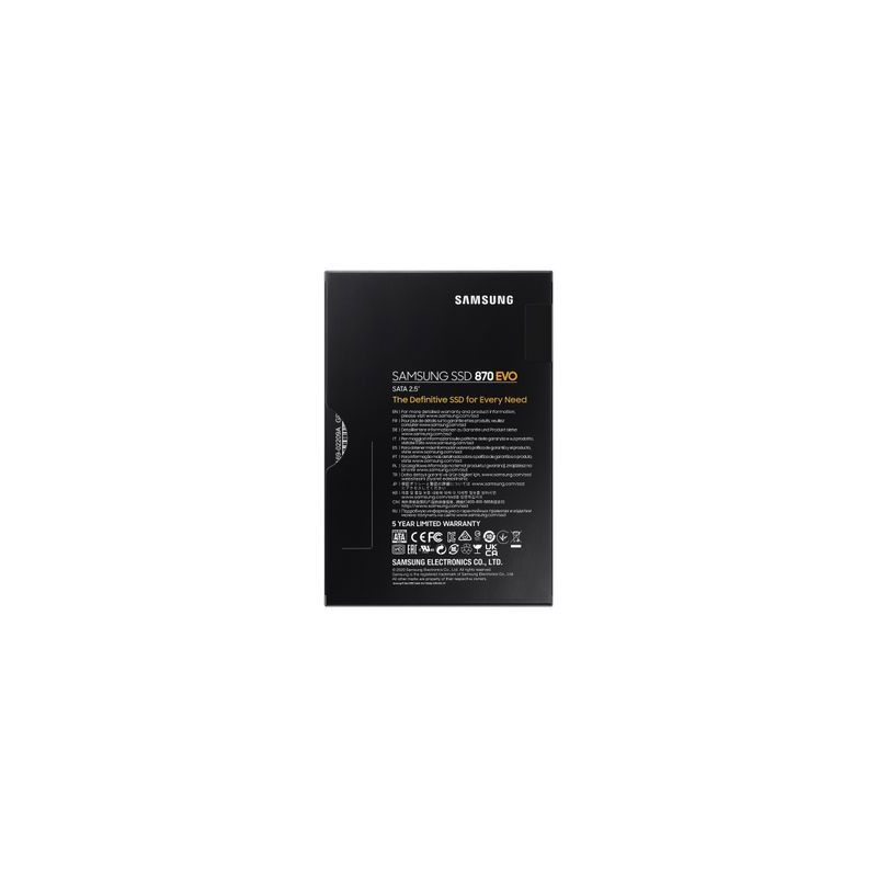 2TB Samsung 2,5" SATAIII 870 EVO