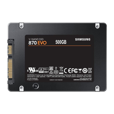 500GB Samsung 2,5" SATAIII 870 EVO