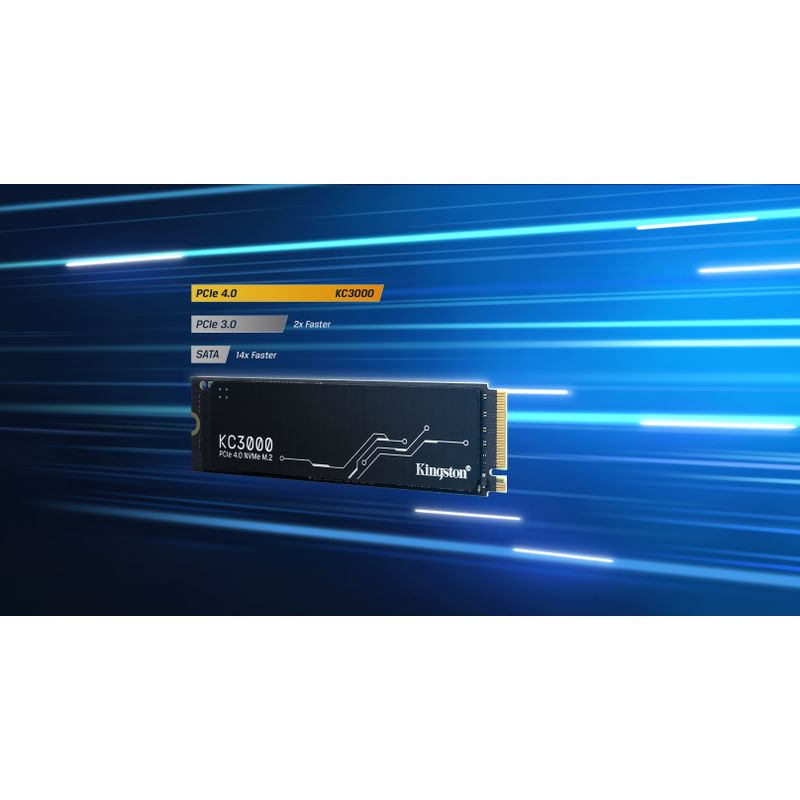 1TB Kingston M.2 PCI-E NVMe Gen4 KC3000