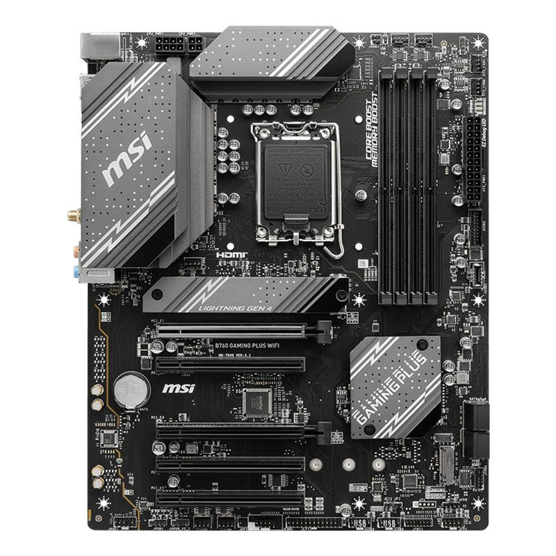 MSI MAG B760 Gaming Plus Wifi (B760,S1700,ATX,DDR5)