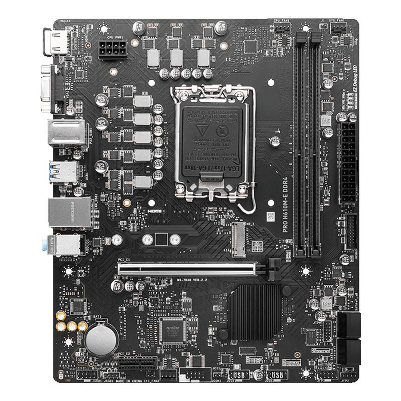MSI PRO H610M-E DDR4 (H610,S1700,mATX,DDR4