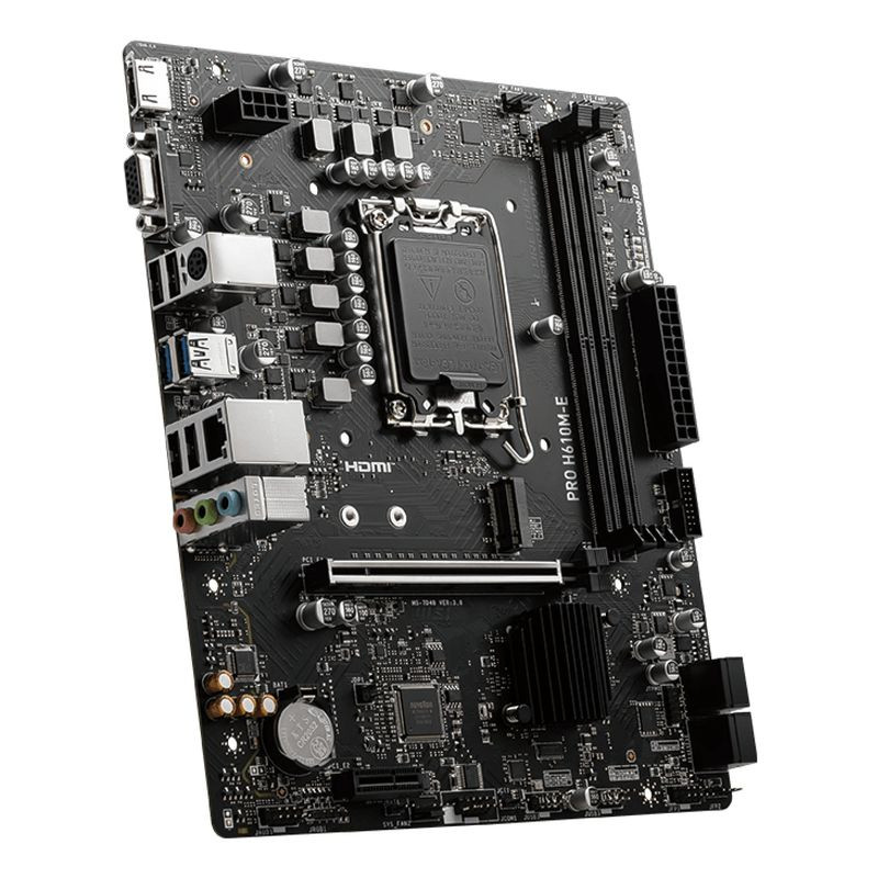 MSI PRO H610M-E (H610,S1700,mATX,DDR5)
