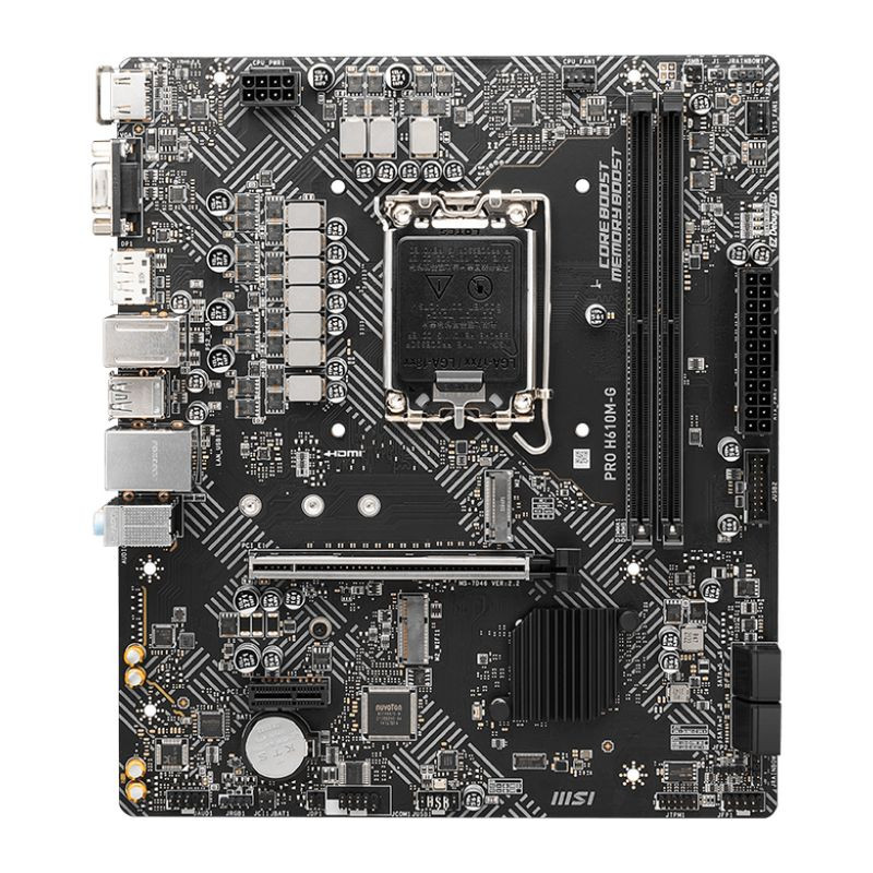MSI PRO H610M-G (H610,S1700,mATX,DDR5)