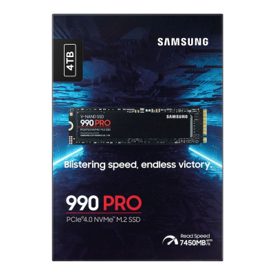 4TB Samsung M.2 PCI-E NVMe Gen4 990 PRO Basic