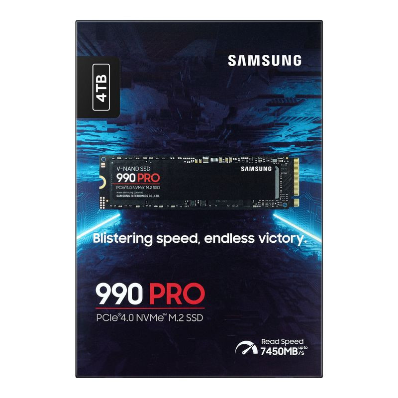 4TB Samsung M.2 PCI-E NVMe Gen4 990 PRO Basic