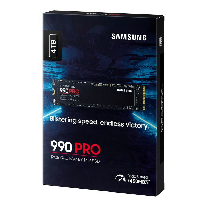 4TB Samsung M.2 PCI-E NVMe Gen4 990 PRO Basic
