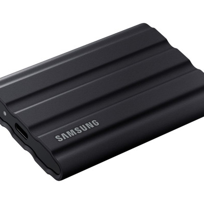 1TB Samsung Portable T7 Shield USB3.2 Black External Kit