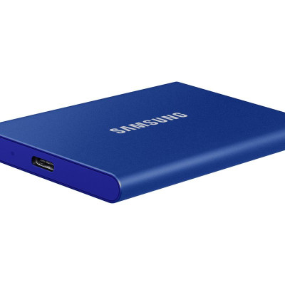2TB Samsung Portable T7 USB3.2 Gen.2 Indigo Blue