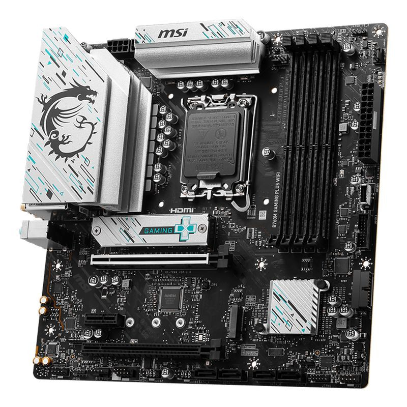 MSI MAG B760M Gaming Plus Wifi (B760,S1700,mATX,DDR5)