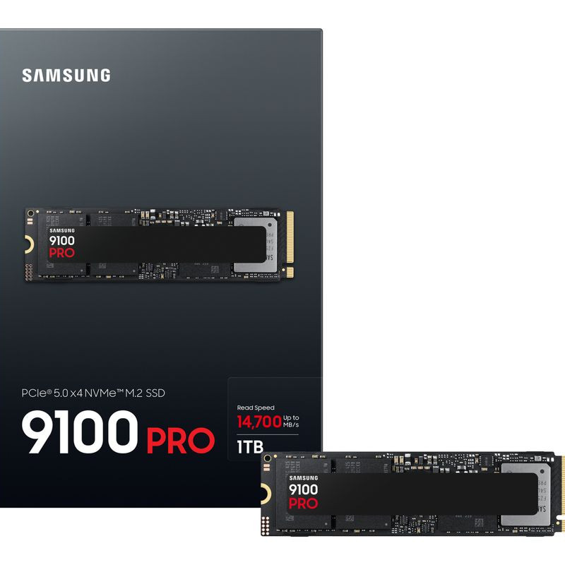 1TB Samsung M.2 PCI-E NVMe Gen5 9100 PRO Basic