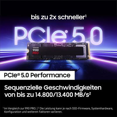 2TB Samsung M.2 PCI-E NVMe Gen5 9100 PRO Basic