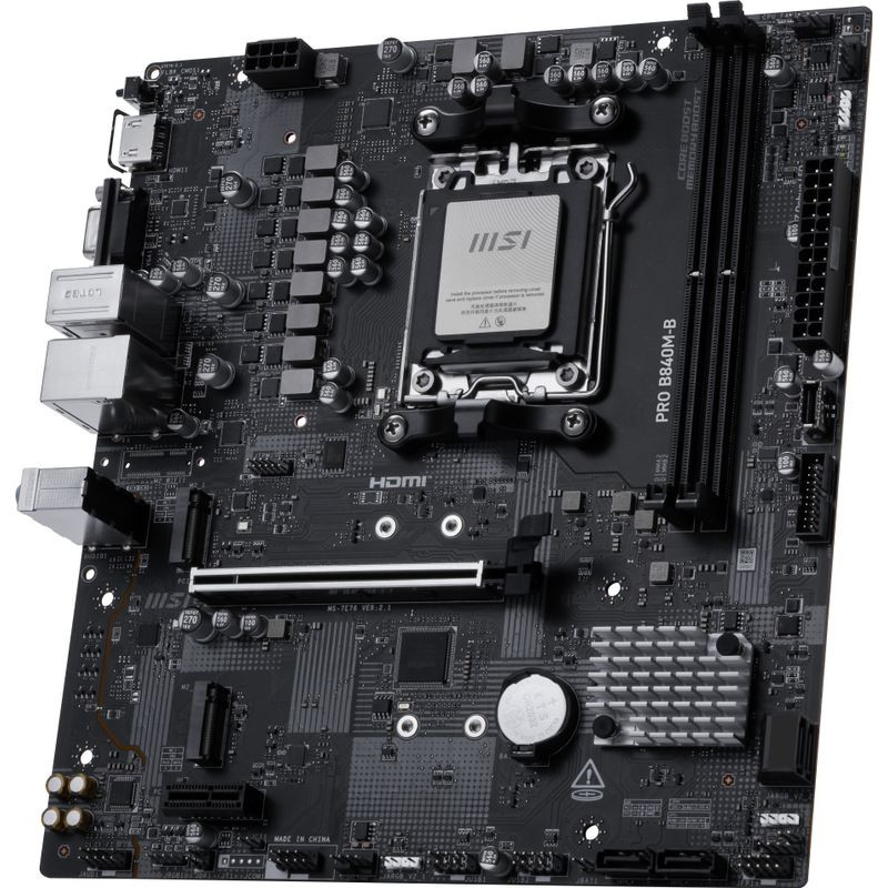 MSI Pro B840M-B (B840,AM5,mATX,DDR5)