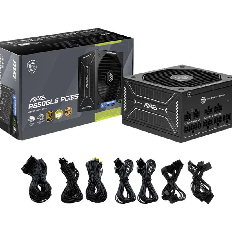 MSI MAG A650GLS PCIE5 650Watt