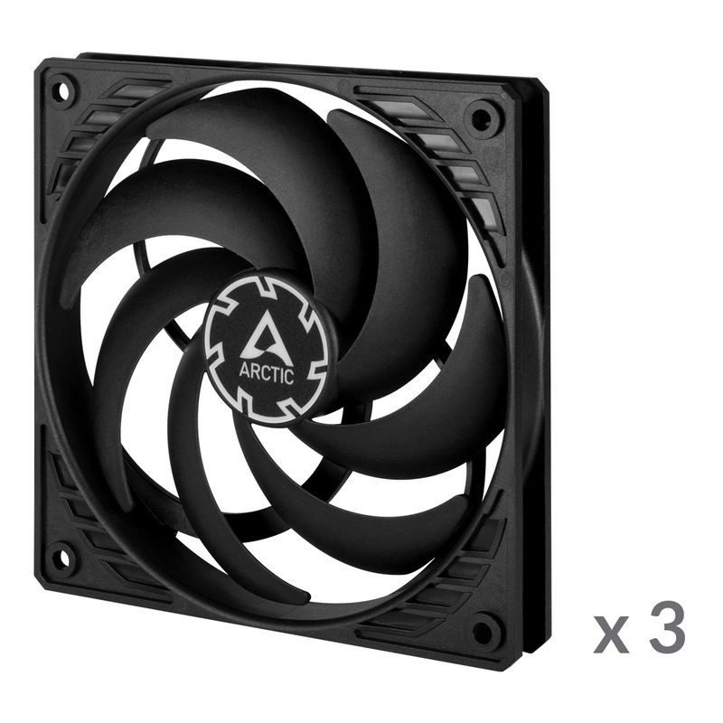 ARCTIC 120x120x15mm P12 SLIM PWM PST 3pcs Value Pack