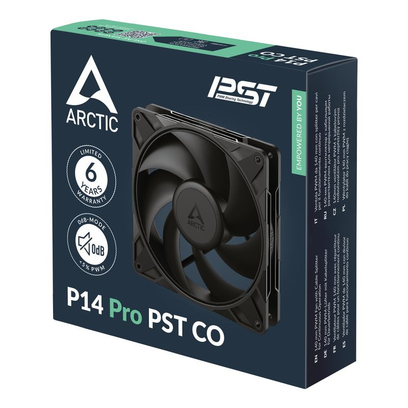 ARCTIC 140x140x27mm P14 Pro PST CO